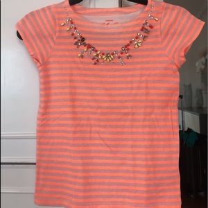 Striped t-shirt with jems